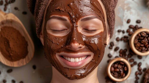 ماسك القهوة والليمون